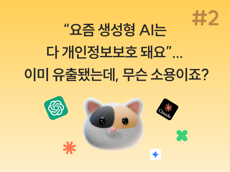 생성형AI 개인정보필터 생성형AI데이터보안 개인정보보호