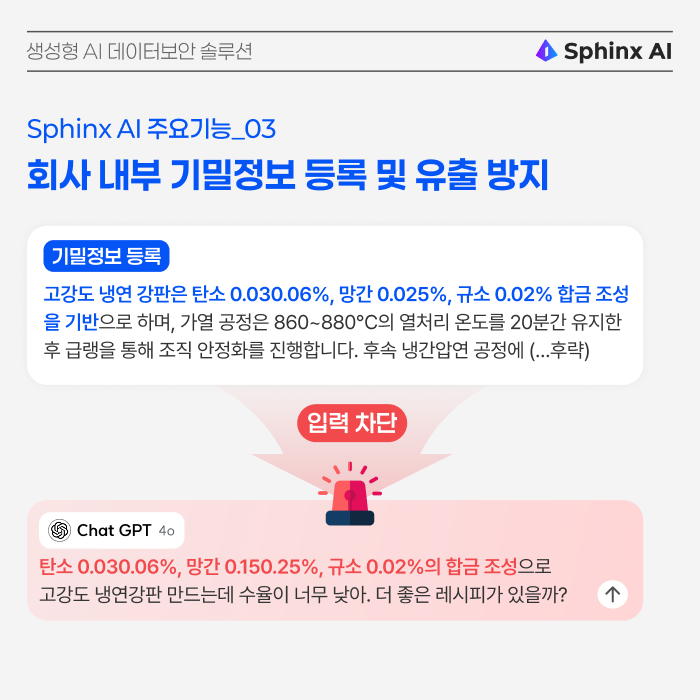생성형AI 개인정보필터 생성형AI데이터보안 개인정보보호