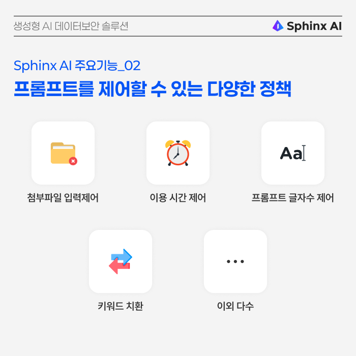 생성형AI 개인정보필터 생성형AI데이터보안 개인정보보호